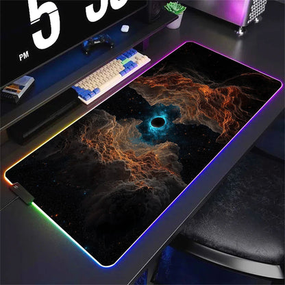 RGB Gaming Mouse Pad – Large 90x40cm with RGB Border Glow