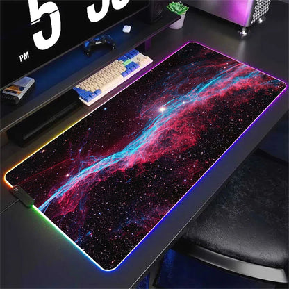 RGB Gaming Mouse Pad – Large 90x40cm with RGB Border Glow