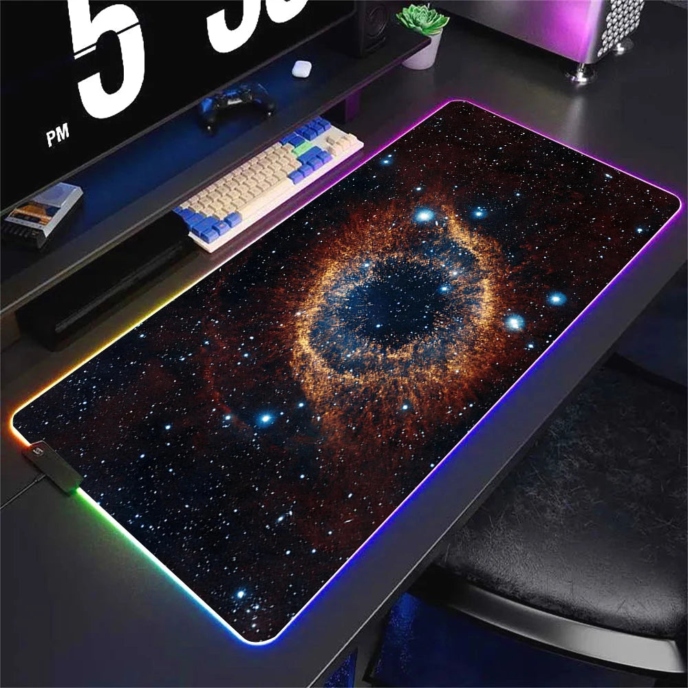 RGB Gaming Mouse Pad – Large 90x40cm with RGB Border Glow
