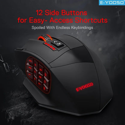 RGB Gaming Mouse – Wired 16400 DPI RGB Lighting & Ergonomic Design