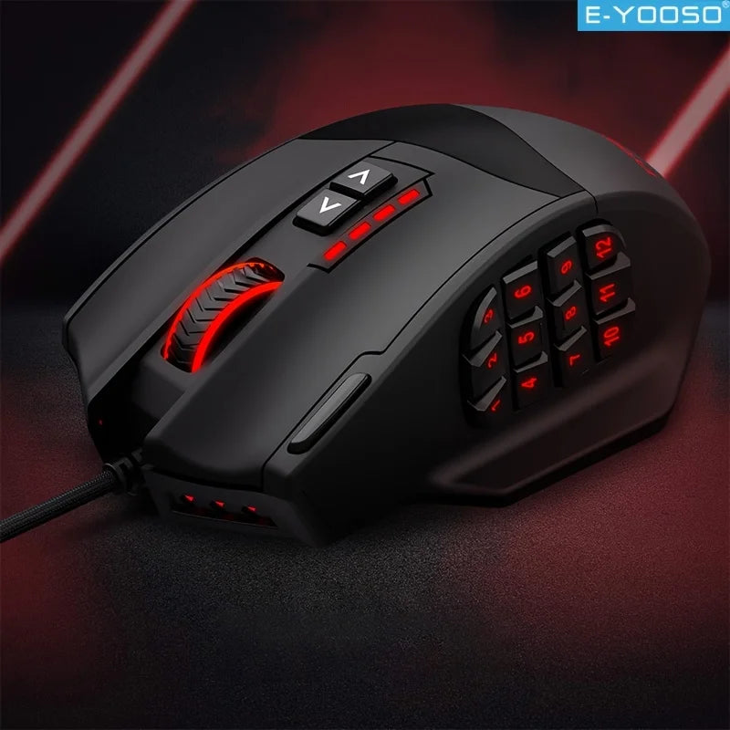 RGB Gaming Mouse – Wired 16400 DPI RGB Lighting & Ergonomic Design